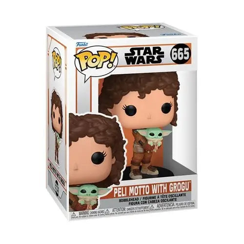 Peli Motto and Grogu Funko Pop Vinyl Figure from Star Wars: The Force - Poe with Yoo