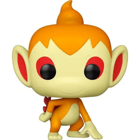 Cartoon monkey Funko Pop figure with orange fur, part of Pokémon Chimchar Funko lineup