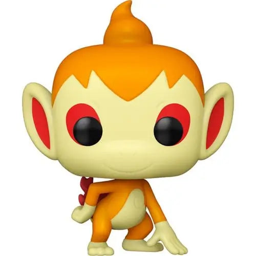 Cartoon monkey Funko Pop figure with orange fur, part of Pokémon Chimchar Funko lineup