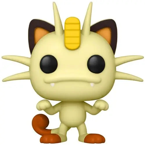 Funko Pop-style Pokemon Meowth Vinyl Figure #780 with pointed features and black eyes