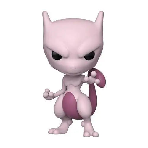 Pink Pokemon Mewtwo vinyl figure with big eyes