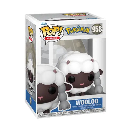 Pokemon Wooloo Funko Pop vinyl figure #958 in retail packaging front view