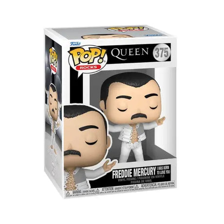 Freddie Mercury Funko Pop vinyl figure of Queen’s lead singer in sequined outfit