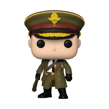 Funko Pop-style Rebel Moon Atticus Noble figurine in military uniform with peaked cap