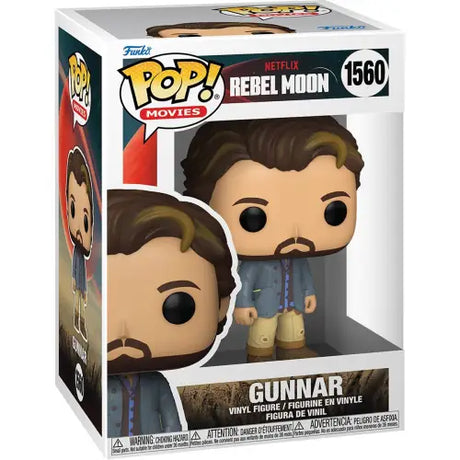 Rebel Moon Gunnar Funko Pop vinyl figure #1560 in casual clothing