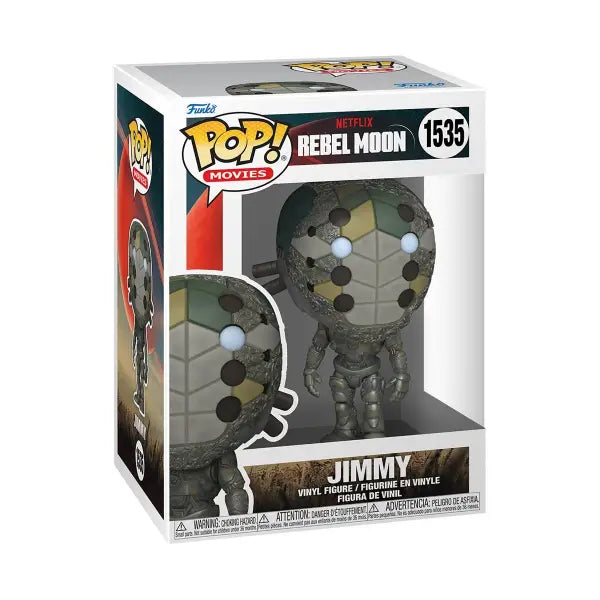 Rebel Moon Jimmy Funko Pop vinyl figure in display box, #1535 collectible