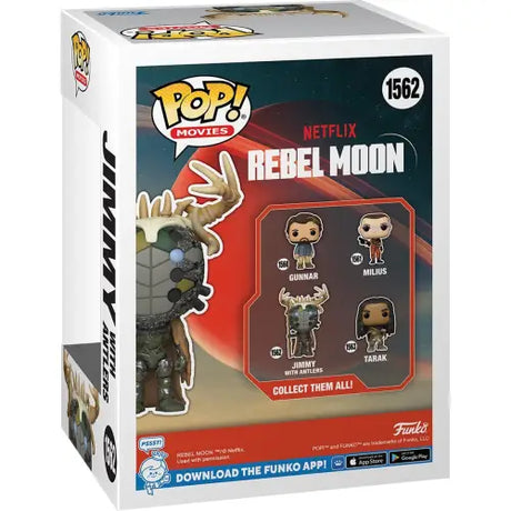 Funko Pop Rebel Moon Jimmy with Antlers Vinyl Figure #1562 from Netflix’s Rebel Moon