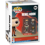 Rebel Moon Milius Funko Pop! Vinyl Figure #1561 box featuring characters from Rebel Moon