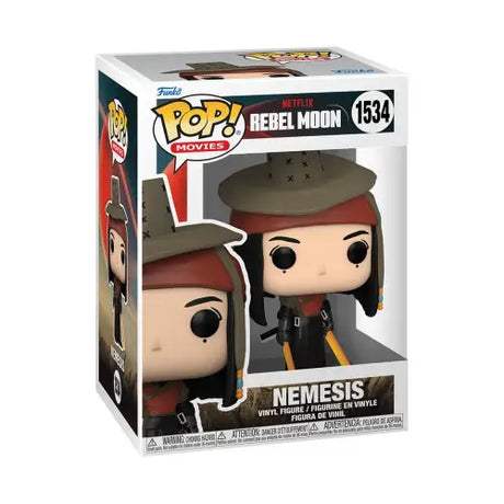 Rebel Moon Nemesis Funko Pop vinyl figure #1534 in display box for collectors