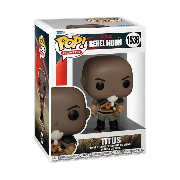 Rebel Moon Titus Funko Pop Vinyl Figure #1536 from the movie Rebel Moon