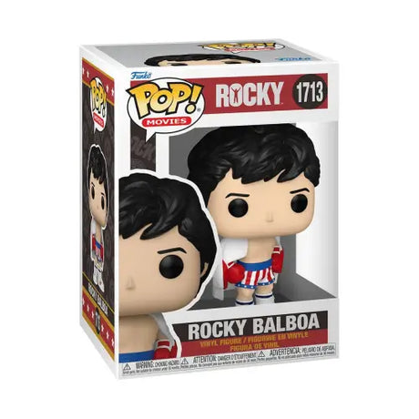 Rocky Balboa Funko Pop vinyl figure wearing American flag boxing shorts from Rocky III