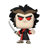 Samurai Jack Mad Jack Funko Pop figure featuring samurai warrior with red eyes and sword