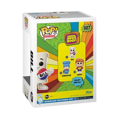 Schoolhouse Rock Bill Funko Pop Vinyl Figure