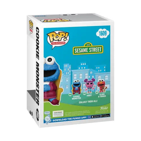 Cookie Monster Funko Pop! Vinyl Figure box from Sesame Street #1609 collectible toy