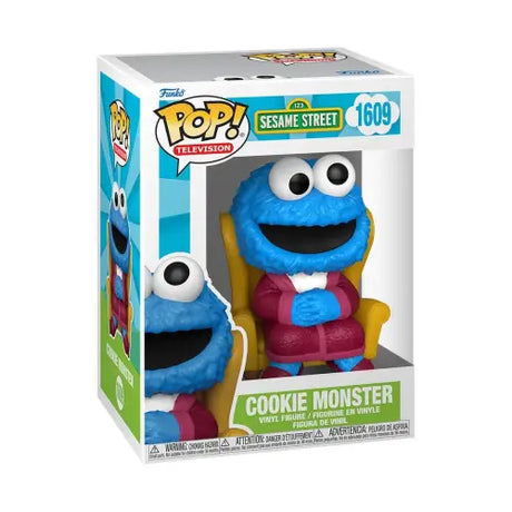 Cookie Monster Funko Pop vinyl figure from Sesame Street in collectible box