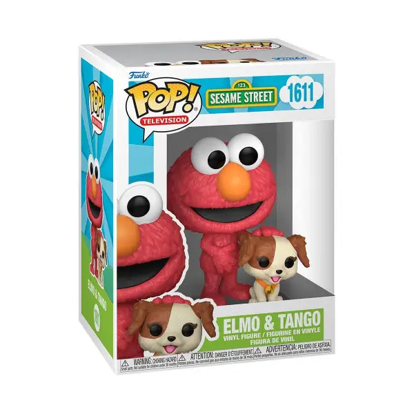 Sesame Street Elmo with Tango Funko Pop Vinyl Figure #1611 collectible display