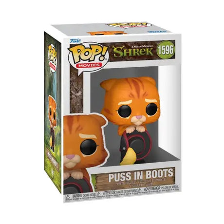 Puss in Boots Funko Pop Vinyl Figure celebrating Shrek DreamWorks 30th Anniversary