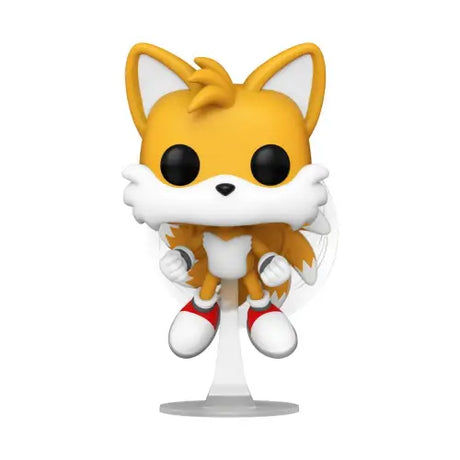 Cartoon-style yellow fox figurine from Sonic the Hedgehog Tails Flying Funko Pop Vinyl