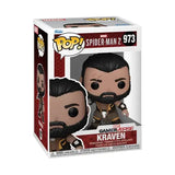 Game Kraven Funko Pop vinyl figure from Spider-Man 2 video game #973 collectible