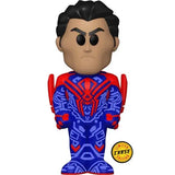 Superman Funko Pop Vinyl Figure displayed in Spider-Man 2099 Vinyl Soda Figure