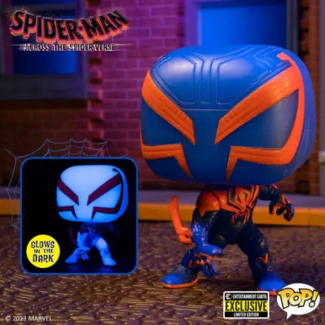 Funko Pop Vinyl Figure of Spider-Man 2099 Glow-in-the-Dark - Entertainment Earth Exclusive