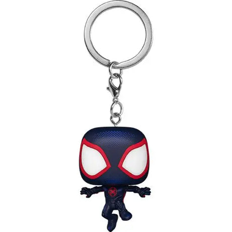 Miles Morales Spider-Man pocket pop keychain.