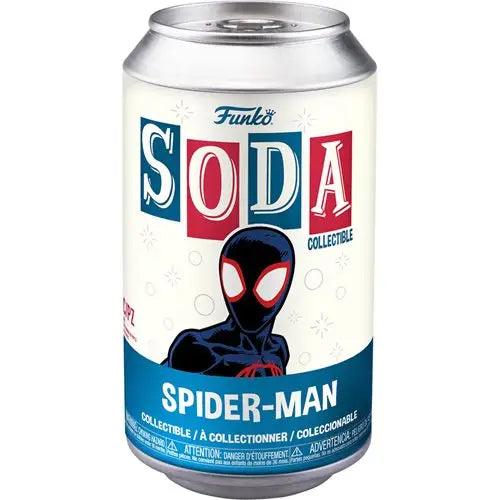 Miles Morales Vinyl Soda Figure - Spider-Man Soda Can with Spider-Man Face