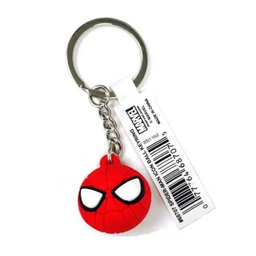 Spider-Man Icon Key Chain featuring Spider-Man face