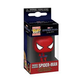 Spider-Man pop-out vinyl figure keychain.