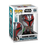 Sabine Wren Funko Pop vinyl figure #750 from Star Wars in retail packaging