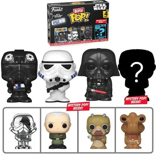 Star Wars Darth Vader Bitty Mini-Figure Set with Storm Trooper Funko Pop Vinyl Figure