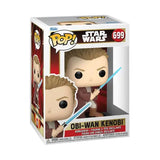 Funko Pop vinyl figure of Obi-Wan Kenobi from Star Wars Phantom Menace with lightsaber