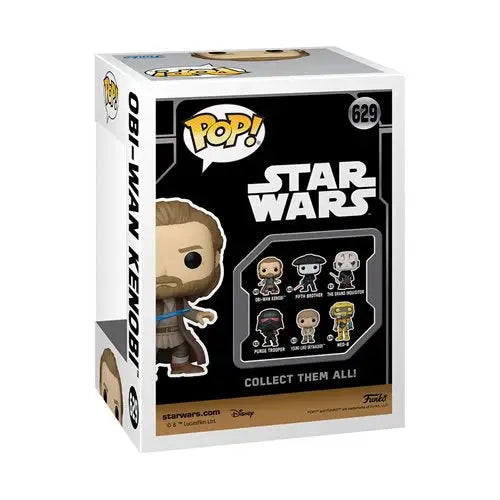 Pop vinyl figure Obi-Wan Kenobi - Star Wars collectible.