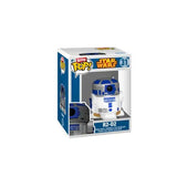 Bitty Funko Pop vinyl figure of Star Wars R2 displayed in Princess Leia Mini-Figure 4-Pack.