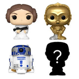 Bitty Funko Pop Princess Leia Mini-Figure 4-Pack Star Wars Rise of Skywalker.