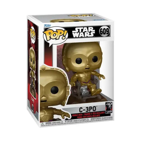 Star Wars C-3PO Funko Pop in box for Jedi 40th Anniversary celebration