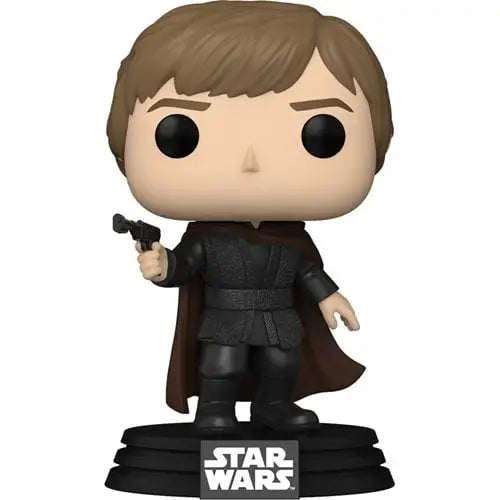 Luke Skywalker Funko Pop figure from Star Wars 40th Anniversary, holding a blaster