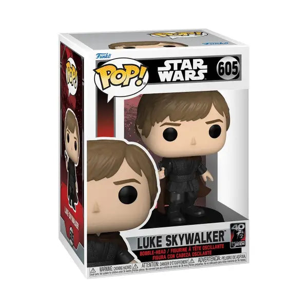 Luke Skywalker Funko Pop vinyl figure in packaging for Star Wars 40th Anniversary edition