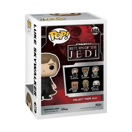 Luke Skywalker Funko Pop! vinyl figure box for Star Wars 40th Anniversary edition