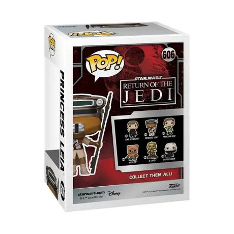 Star Wars Return of the Jedi 40th Anniversary Princess Leia Boushh Funko Pop Vinyl Figure box