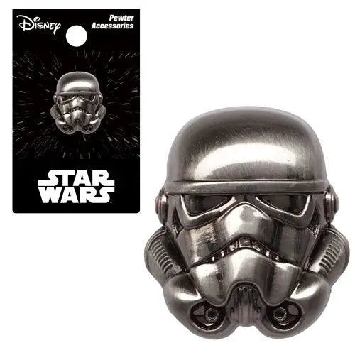 Star Wars Stormtrooper Pewter Lapel Pin helmet character.