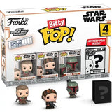 Star Wars-themed Funko Bitty Pop 4-pack with Obi-Wan, Anakin, Boba Fett, and mystery figure