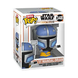 Funko Bitty Pop Heavy Infantry Mandalorian vinyl figure in blue armor from Star Wars