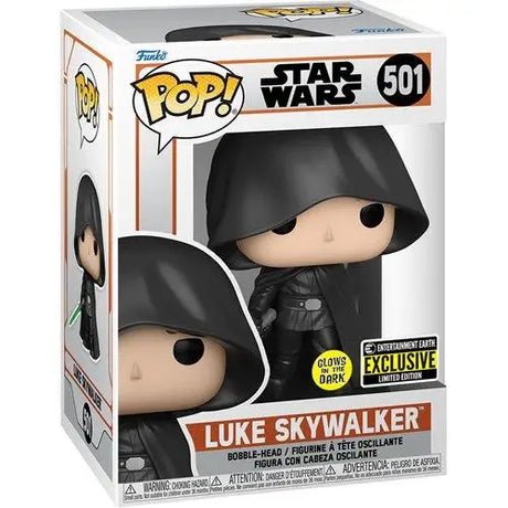 Luke Skywalker Glow-in-the-Dark Vinyl Figure - Entertainment Earth Exclusive