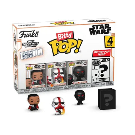 Star Wars Bitty Pop 4-pack with Moff Gideon and mystery figure from The Mandalorian