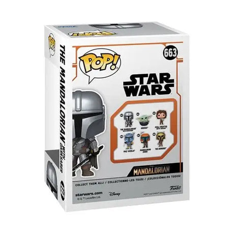 The Mandalorian with Darksaber Funko Pop Vinyl Figure from Star Wars