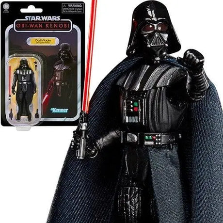 Vintage Collection Darth Vader Action Figure with Lights and Black Cape - Star Wars Gift