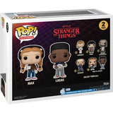 Stranger Things Season 4 Funko Pop 2-Pack featuring Max and Lucas collectible figures