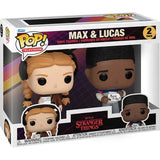 Stranger Things Season 4 Max & Lucas Funko Pop 2-pack collectible figures