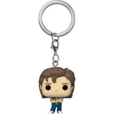 Stranger Things Steve Keychain with person holding toy